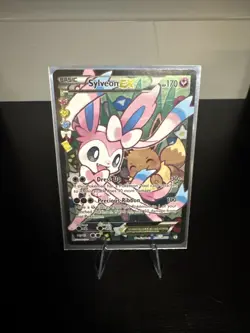 Pokemon TCG Sylveon EX Ultra Rare Full Art Holo RC32/RC32 Generations Basic - Image 1