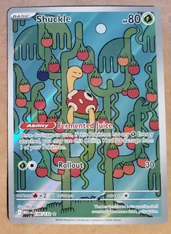SHUCKLE Illustration Rare Holo #136/132 Pokemon Mega Evolution English M/NM - Image 1