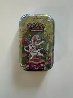 NEW Pokemon Prismatic Evolutions Mini Tin Sylveon Scarlet Violet Factory Sealed - Image 1
