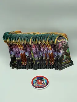 Lot Of 25 - Pokemon TCG Sword & Shield Darkness Ablaze Sleeved Booster Packs - Image 1