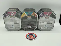 Lot Of 3 - Pokemon TCG Eevee Heroes Tins, Eevee Tins, SEALED, NO RESERVE - Image 2