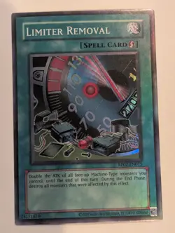 Yugioh Limiter Removal RP02-EN015 Super Rare 2025 Print NM free shipping - Image 1
