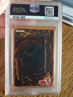 2002 Yu-Gi-Oh LOB-086 Dragoness The Wicked Knight Rare 1st Edition PSA 8 NM-MT - Image 2