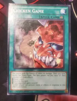 Yu-Gi-Oh! Chicken Game CORE-EN067 Light Play 1st Edition - Image 1