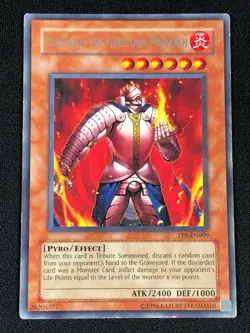 YUGIOH THESTALOS THE FIRESTORM MONARCH TP8-EN009 RARE (LP) - Image 1
