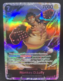 One Piece Card Game Monkey.D.Luffy OP04-090 SR - Kingdoms of Intrigue English - Image 1