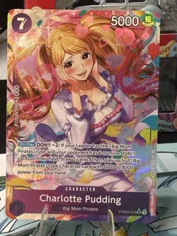 CHARLOTTE PUDDING - One Piece PRB02-010 - AA Alt Art SR - Image 3