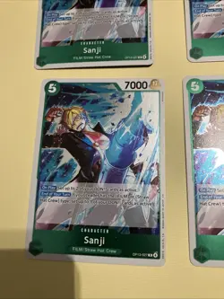 4x One Piece TCG Sanji OP13-027 - Rare Foil - English - Playset - NM/M - Image 4