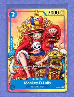 Monkey.D.Luffy (2nd Anniversary Stamped Promo) P-043 - One Piece TCG - English - Image 1