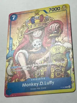 Monkey.D.Luffy (2nd Anniversary Stamped Promo) P-043 - One Piece TCG - English - Image 3