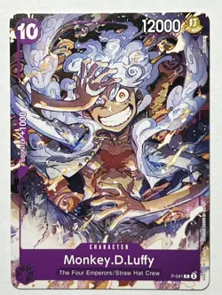 Monkey.D.Luffy P-041 Starter Deck 18: PURPLE Promo Near-Mint - Image 1