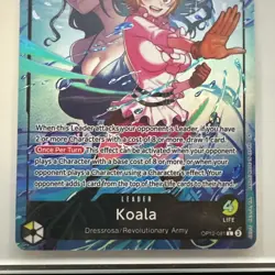 One Piece TCG OP12 Legacy of the Master Alt Art Leader Koala OP12-081 NM English - Image 3