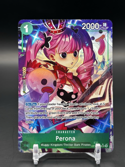 Perona (Alt Art) OP12-034 SR Legacy of the Master English - Image 1