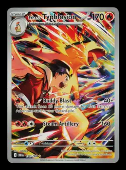 Pokemon Card Ethan's Typhlosion 190/182 Destined Rivals FA IR NM 2025 - Image 1