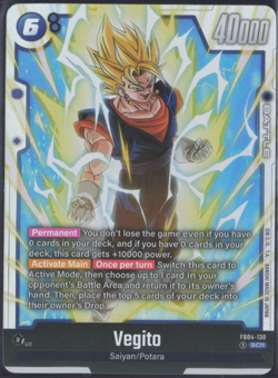 Dragon Ball Super Card Game | Vegito | FB04-130 SCR - Image 1
