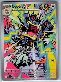 Loudred 212/182 SV04: Paradox Rift - Pokemon Card - NM - Image 1