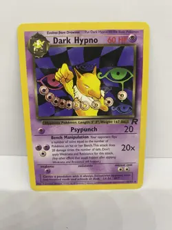 Dark Hypno 9/82 Holo Team Rocket - WOTC Pokemon Card - NM - Image 1