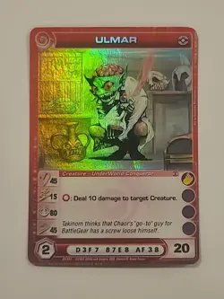 Chaotic Card Ulmar Super Rare Underworld Creature - Image 1