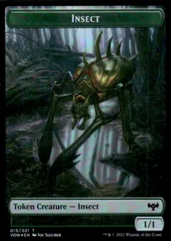 2021 Magic The Gathering MTG Wizards of the Coast Slug T Foil #006/021 - Image 2