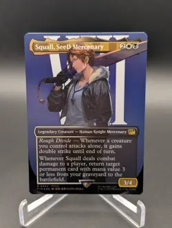 Squall, SeeD Mercenary (Borderless) Final Fantasy Foil - Image 1