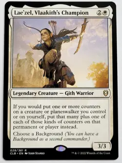 MTG Lae'zel, Vlaakith's Champion - CLB Baldur's Gate NM - Image 1