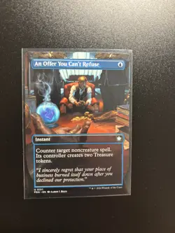 MTG An Offer You Cant Refuse *Showcase* *Extended Art* - Founations - NM - Image 1