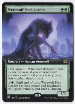 Werewolf Pack Leader (Extended Art) R Adventures in the Forgotten Realms 387 NM - Image 1
