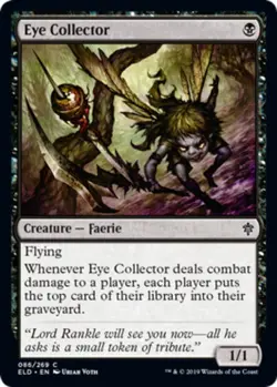 4 x Eye Collector - Foil - Throne of Eldraine - Light Play - MTG - Image 1