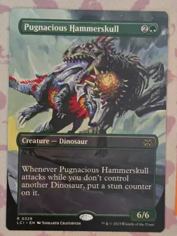 Pugnacious Hammerskull - Extended Art LCI NM MTG - Image 1