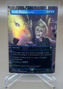 MTG Final Fantasy Flash Photography Borderless Foil #463 R 0463 FIC FFXV NM - Image 2