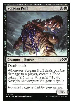 Scream Puff (Foil) Wilds ofEldraine MTG - NM+ - Image 1
