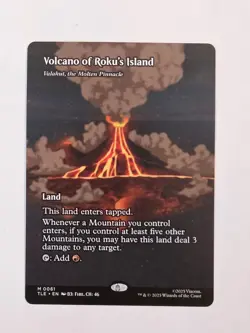 Volcano of Roku's Island - Valakut, the Molten Pinnacle (Borderless) Avatar - NM - Image 1
