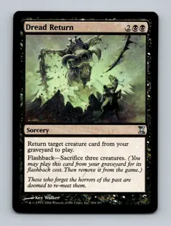 Dread Return Time Spiral Non-Foil MTG NM - Image 1