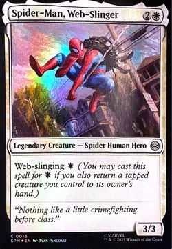 Spider-Man, Web-Slinger Foil C Marvel's Spider-Man 16 NM - Image 1