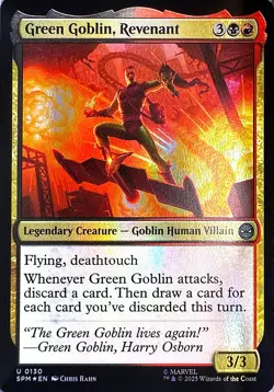 Green Goblin, Revenant Foil U Marvel's Spider-Man 130 NM - Image 1