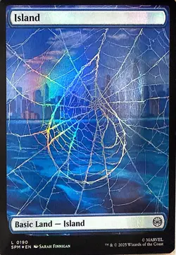 Island (0190) Foil L Marvel's Spider-Man 190 NM - Image 1