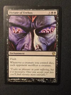 MTG Dictate of Erebos Journey Into NYX Lightly Played - Image 1