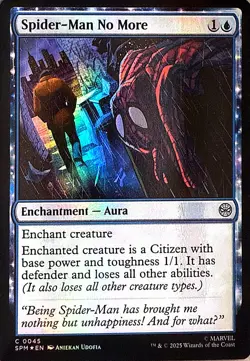 Spider-Man No More Foil C Marvel's Spider-Man 45 NM - Image 1