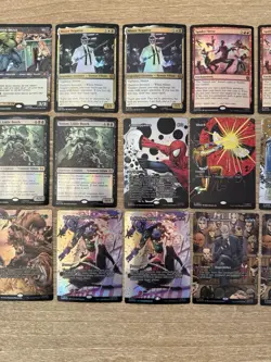 2025 MTG Marvel Spider-Man FOIL MYTHIC Rare Lot of 18 Cards - Image 3