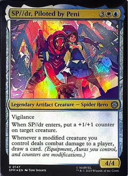 SP//dr, Piloted by Peni Foil U Marvel's Spider-Man 147 NM - Image 1