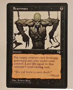 🔥🔥 Reanimate 🔥🔥 MTG Tempest 🌟MT/NM🌟 Regular Magic the Gathering - Image 1