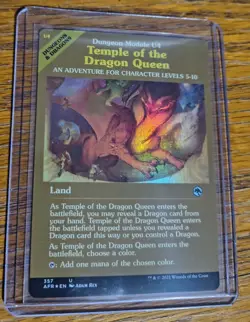 MTG Temple of the Dragon Queen Adventures in the Forgotten Realms Module Foil X1 - Image 1