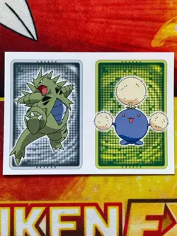 Pokemon Merlin Topps Ultimate Stickers 2005 Tyranitar #248 Jumpluff #189 - Image 1