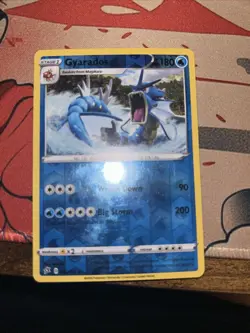 Gyarados REVERSE HOLO RARE card Sword & Shield Rebel Clash 40/192 2020 Pokemon - Image 1