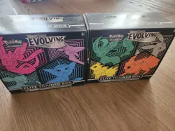 EMPTY - Pokemon TCG Evolving Skies ETB Pair - NO Packs Or Cards Display Only - Image 1