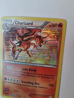 Pokemon Charizard Legendary Treasures 19/113 Reverse Holo Rare English TCG Card - Image 2