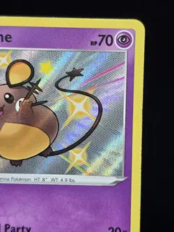 Pokemon Dedenne SV051/SV122 Shining Fates: Shiny Vault Holo Foil Near Mint - Image 3