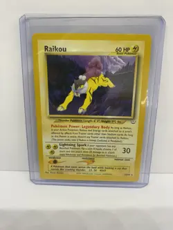 Pokemon TCG Cards Raikou 22/64 Neo Revelation Rare NM - Image 5