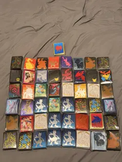 Pokemon ETB Card Sleeves Sealed Lot Of 49 - Image 1