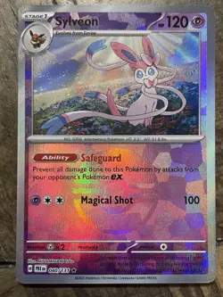Pokemon TCG Sylveon (Poke Ball Pattern) 40/131 SV: Prismatic Evolutions Holo - Image 1